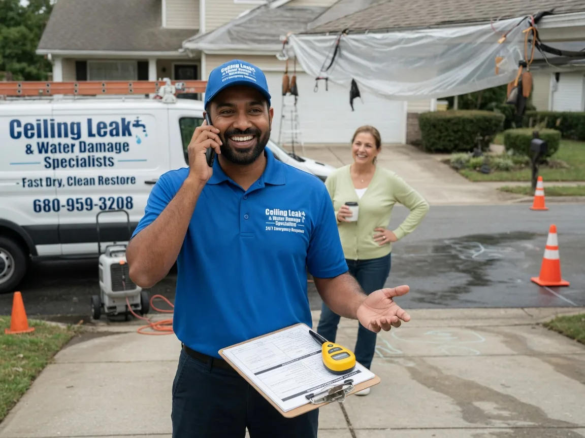 Ceiling Leak Cleanup Junction City, KS FAQs